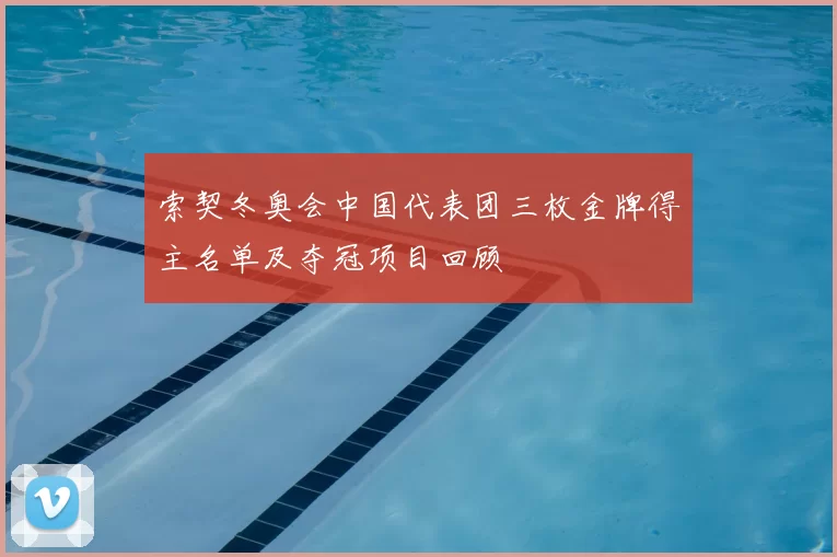 索契冬奥会中国代表团三枚金牌得主名单及夺冠项目回顾